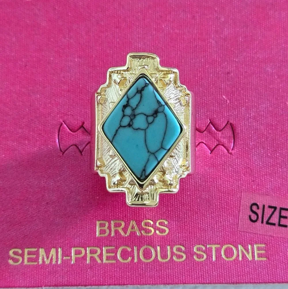 Persimmon Turquoise🩵 Statement Ring💍 - NWT